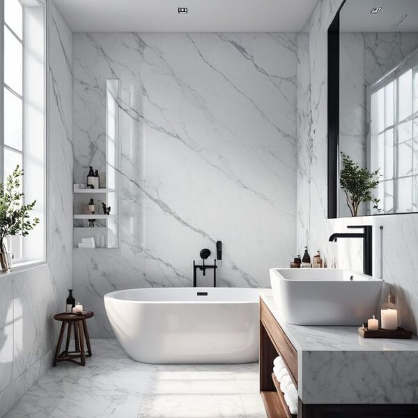 Zidne obloge – Calacatta White Matte – 280x122cm