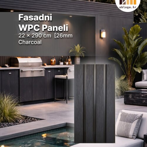 Fasadni WPC Paneli - Charcoal