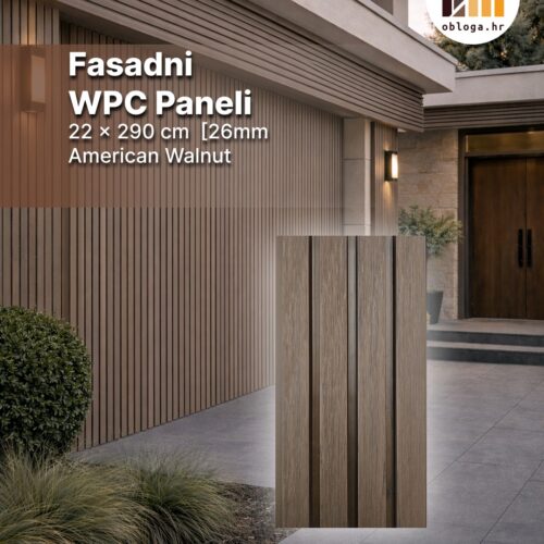 Fasadni WPC Paneli – American Walnut