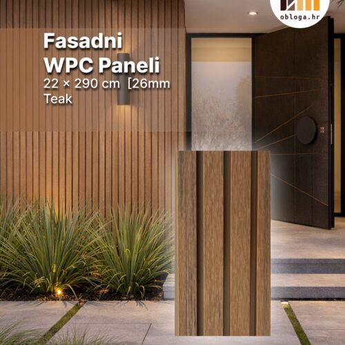 Fasadni WPC Paneli – Teak Fasadni WPC Paneli – Teak