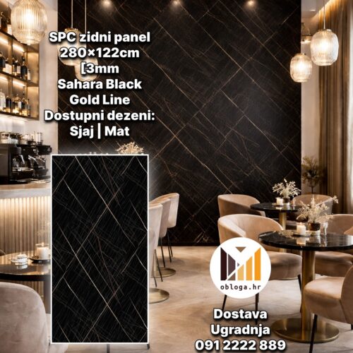 Sahara Black Gold Line | Dezen: Sjaj / Mat