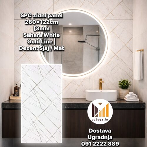 Sahara White Gold Line | Dezen: Sjaj / Mat