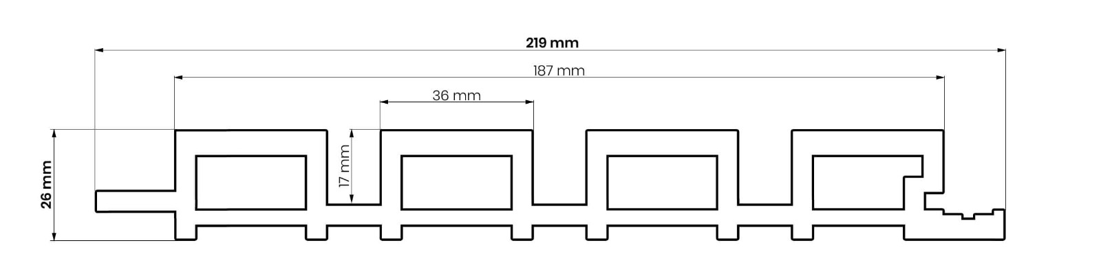 WPC fasadni paneli dimenzije WPC fasadni paneli dimenzije