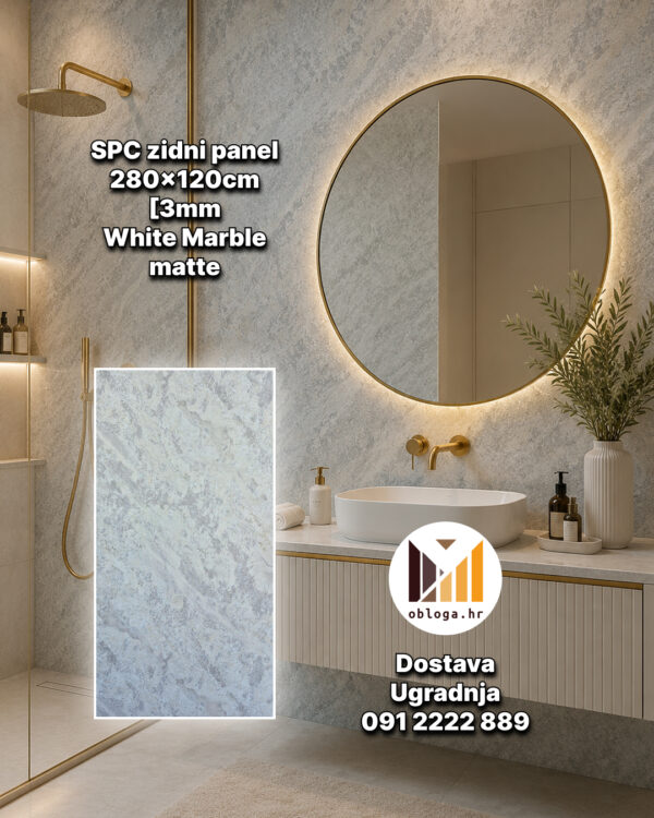 White Marble matte