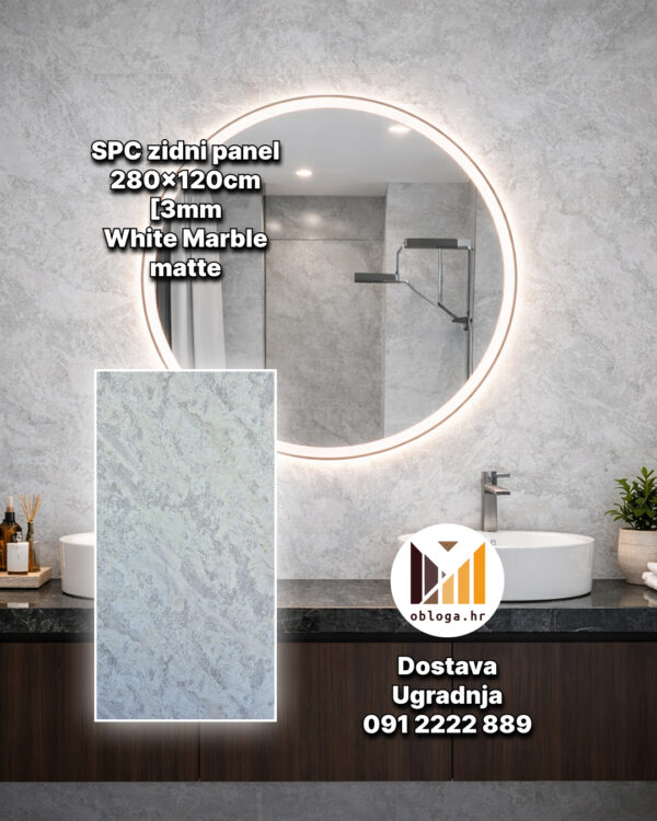 White Marble matte