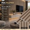 pvc fluted zlatni hrast zlatni hrast